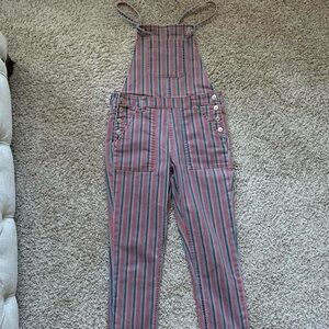 Vintage American Eagle Pin Stripe Overalls